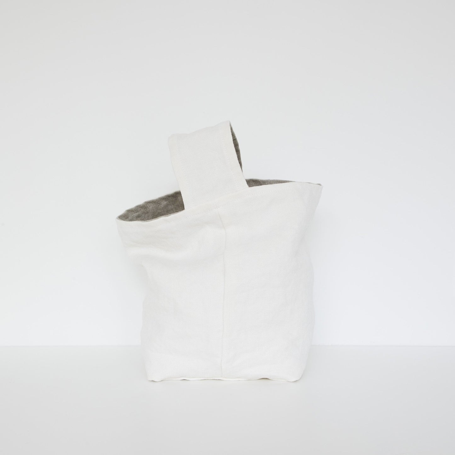 tote - oyster + flax