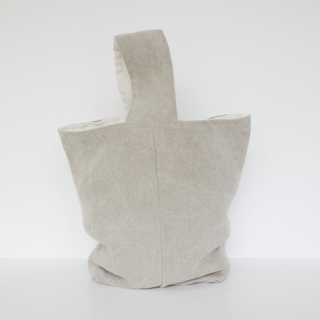 tote - oyster + flax